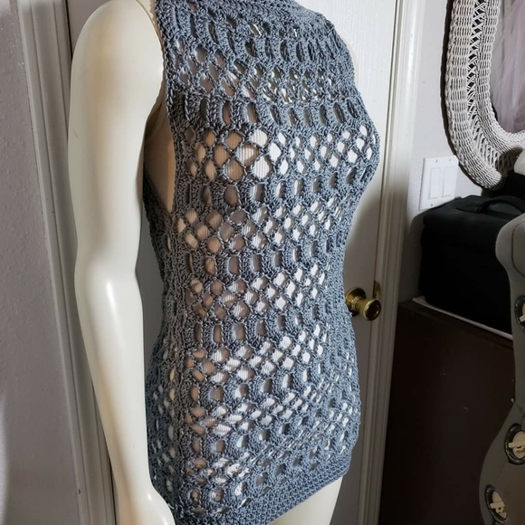 Crochet dress,  bikini cover-up, lace dress - Picture 1 of 4